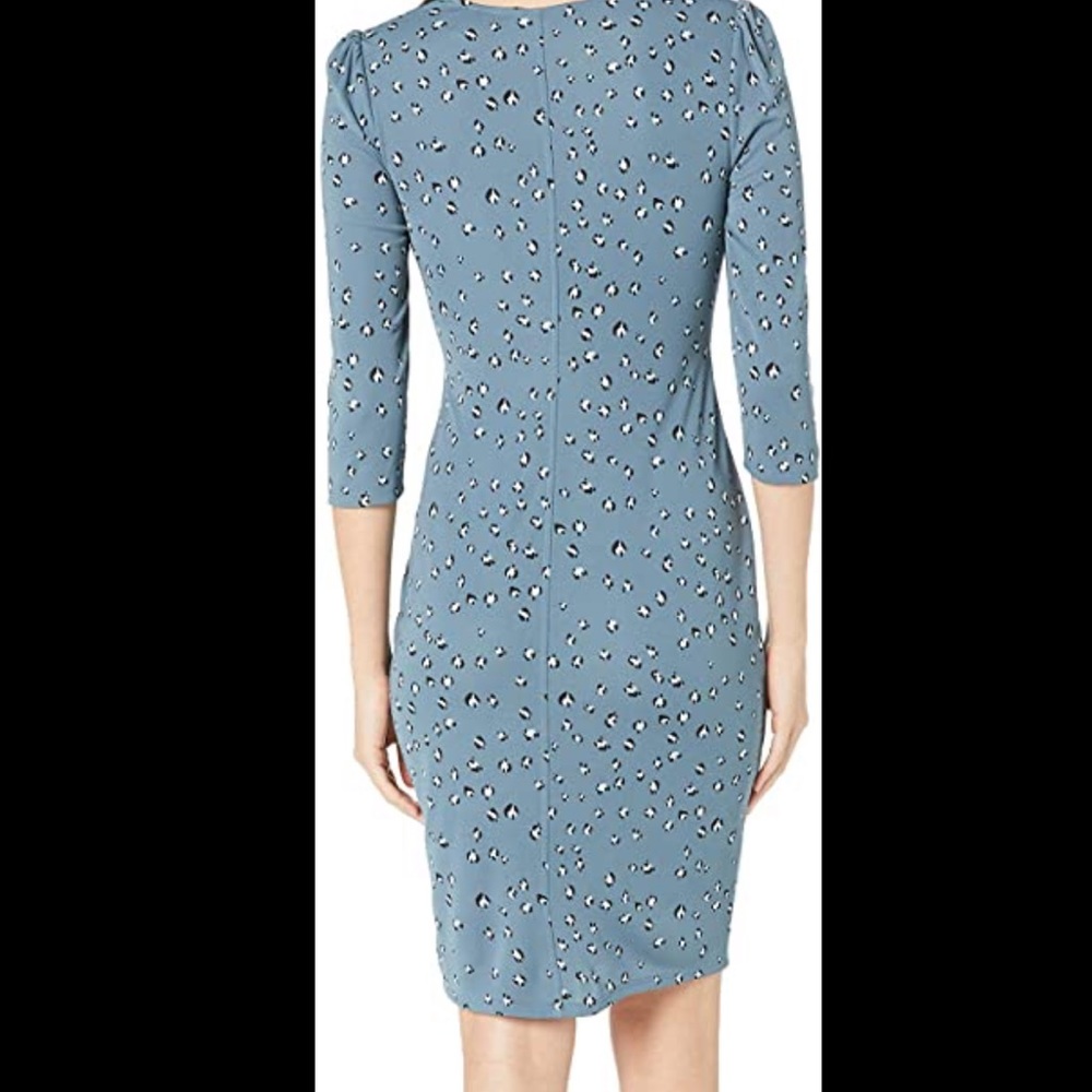 Lark & Ro Blue Cheetah dress - Picture 2 of 5